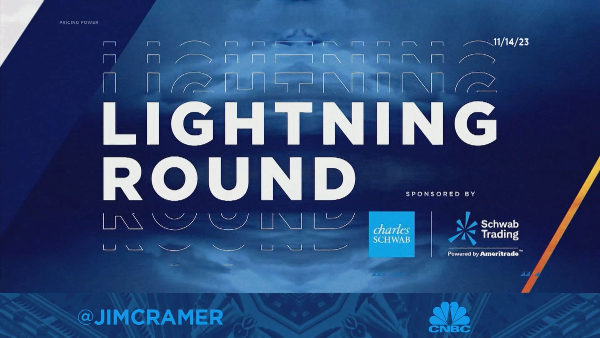 Lightning Round: There''s too much hype around C3.ai, says Jim Cramer