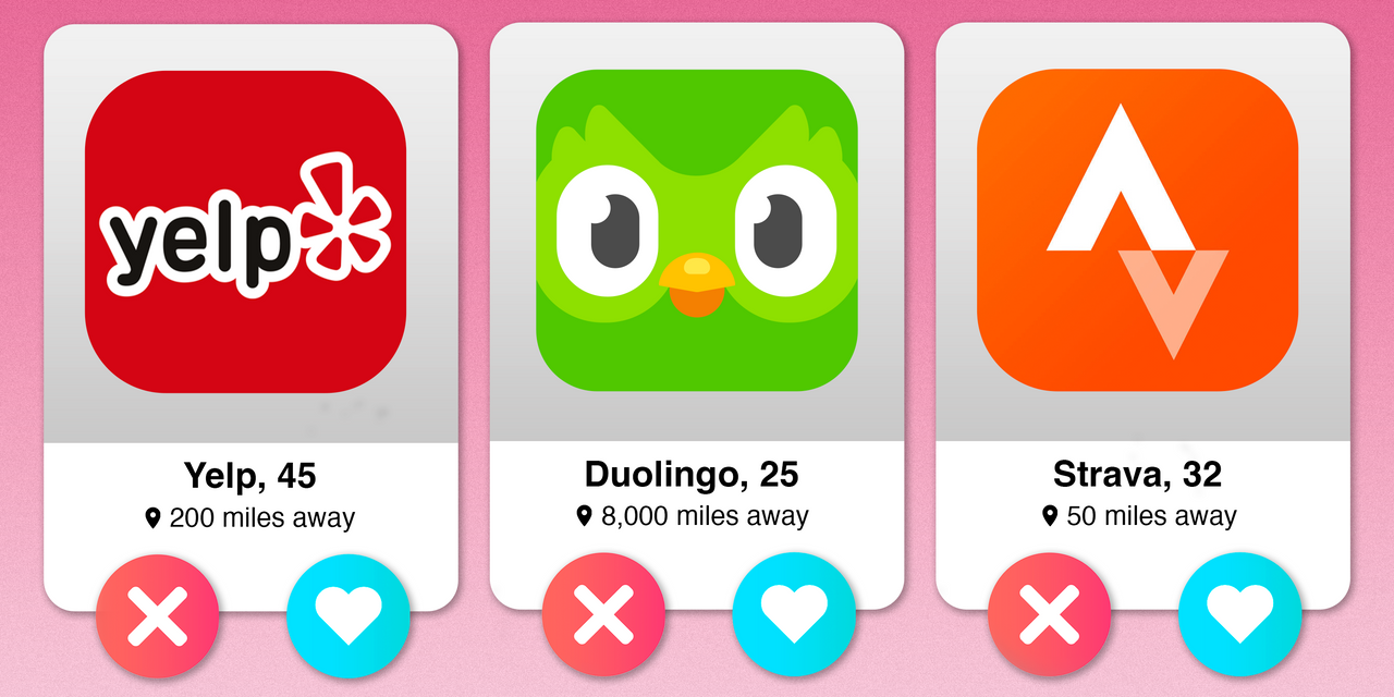 Yelp, Strava and Duolingo Are…Dating Apps?