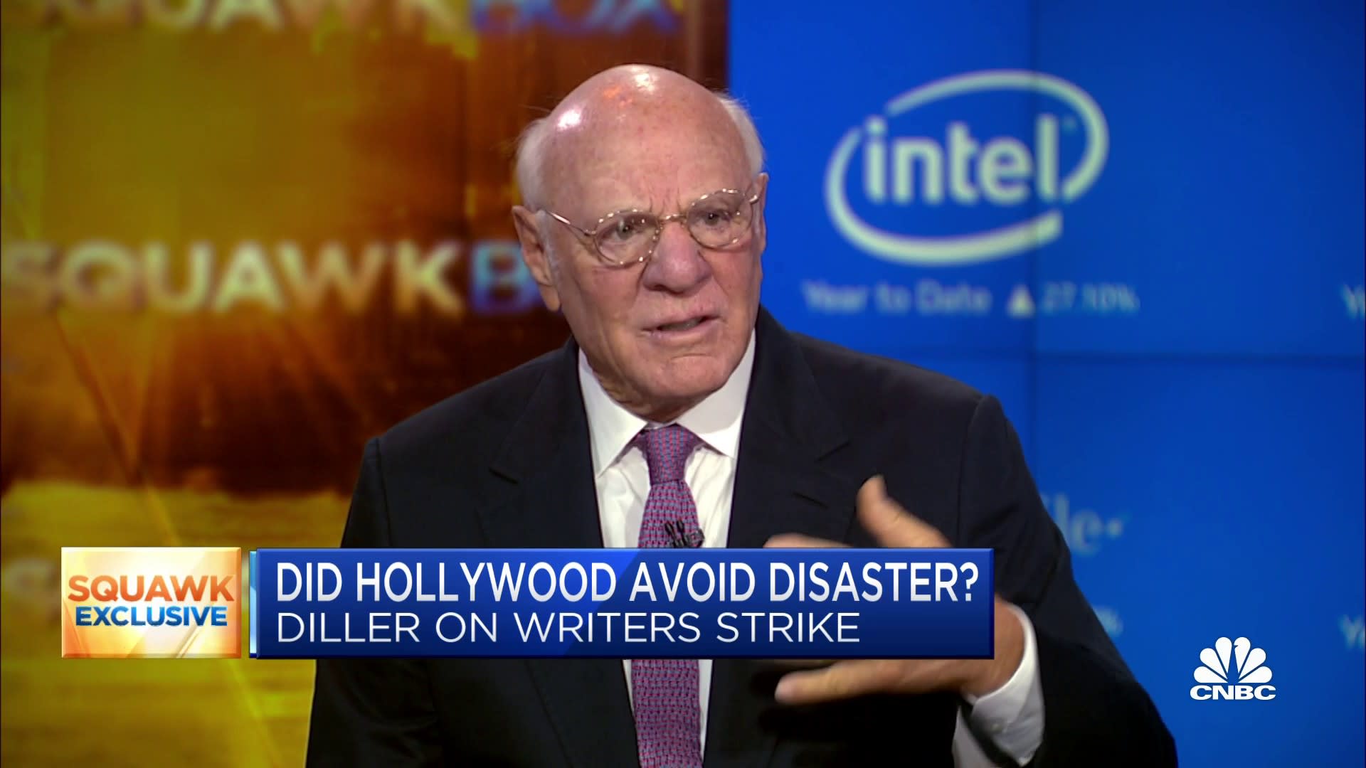 Barry Diller on Hollywood writers'' strike, streaming economy and media landscape