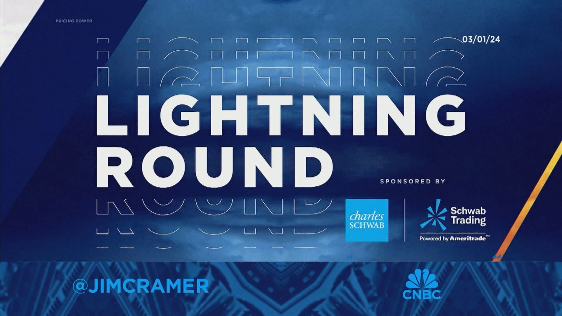 Lightning Round: The forces of improvment are weighing on Roku, says Jim Cramer