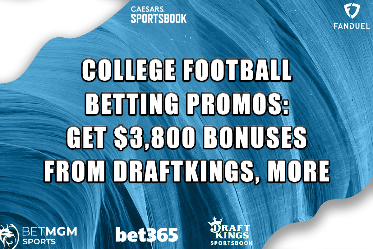 College Football Betting Promos: Get $3,800 Bonuses From DraftKings, More
