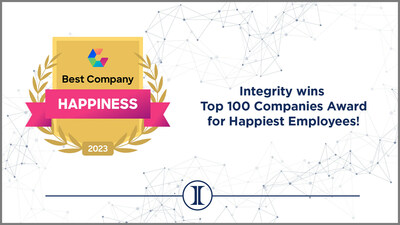 Integrity Wins Happiest Employees Award for Second Consecutive Year by Comparably