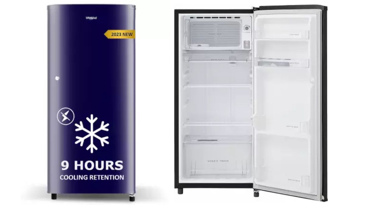 Whirlpool 184 L Direct Cool Single Door 2 Star Refrigerator price drops with a 19% discount; Check out the offer on Flipkart