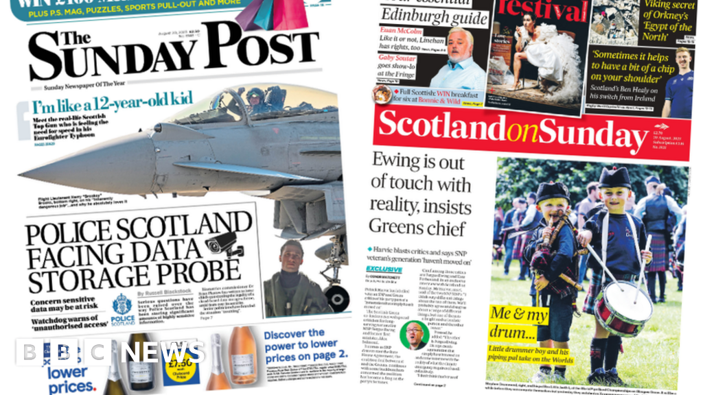 Scotland''s papers: Police data probe and Harvie rounds on SNP critics