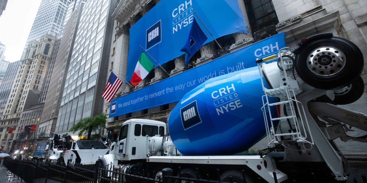 CRH Has Moved to America. The Stock Is Up.